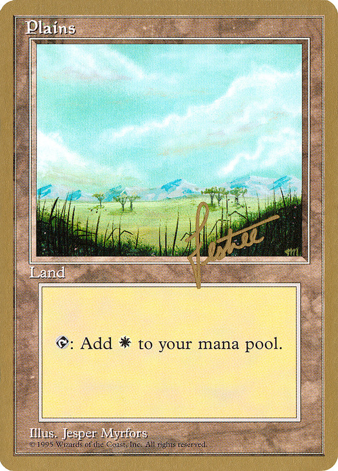 Plains (bl365) (Bertrand Lestree) [Pro Tour Collector Set] | GrognardGamesBatavia