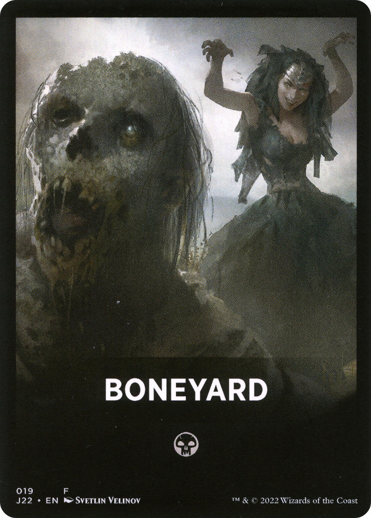 Boneyard Theme Card [Jumpstart 2022 Front Cards] | GrognardGamesBatavia