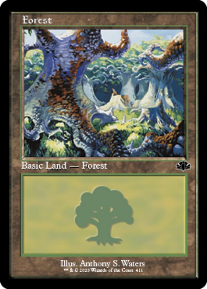 Forest (411) (Retro) [Dominaria Remastered] | GrognardGamesBatavia