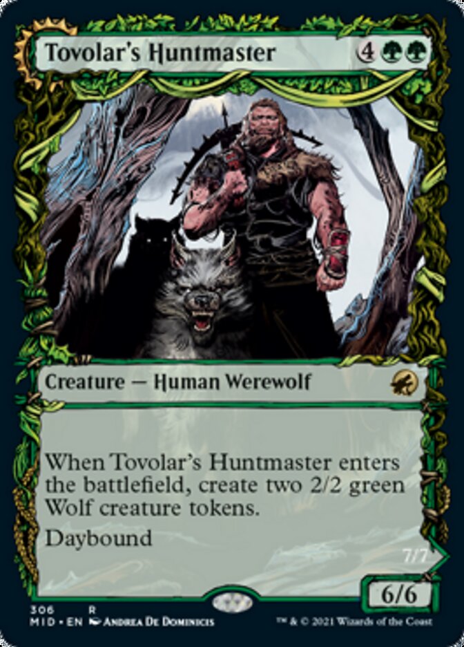 Tovolar's Huntmaster // Tovolar's Packleader (Showcase Equinox) [Innistrad: Midnight Hunt] | GrognardGamesBatavia