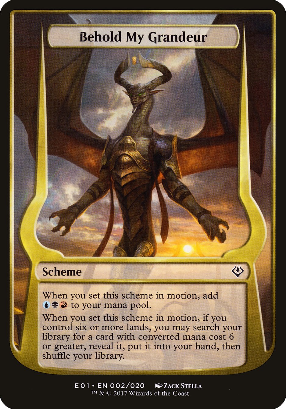 Behold My Grandeur (Schemes) [Archenemy: Nicol Bolas Schemes] | GrognardGamesBatavia