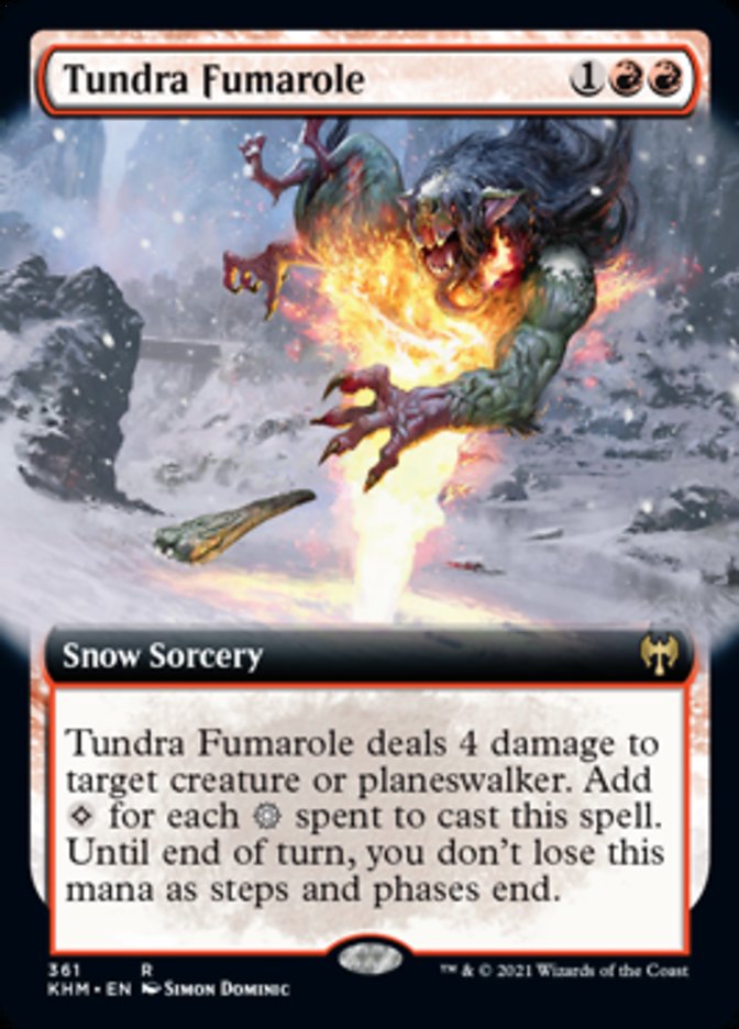 Tundra Fumarole (Extended Art) [Kaldheim] | GrognardGamesBatavia