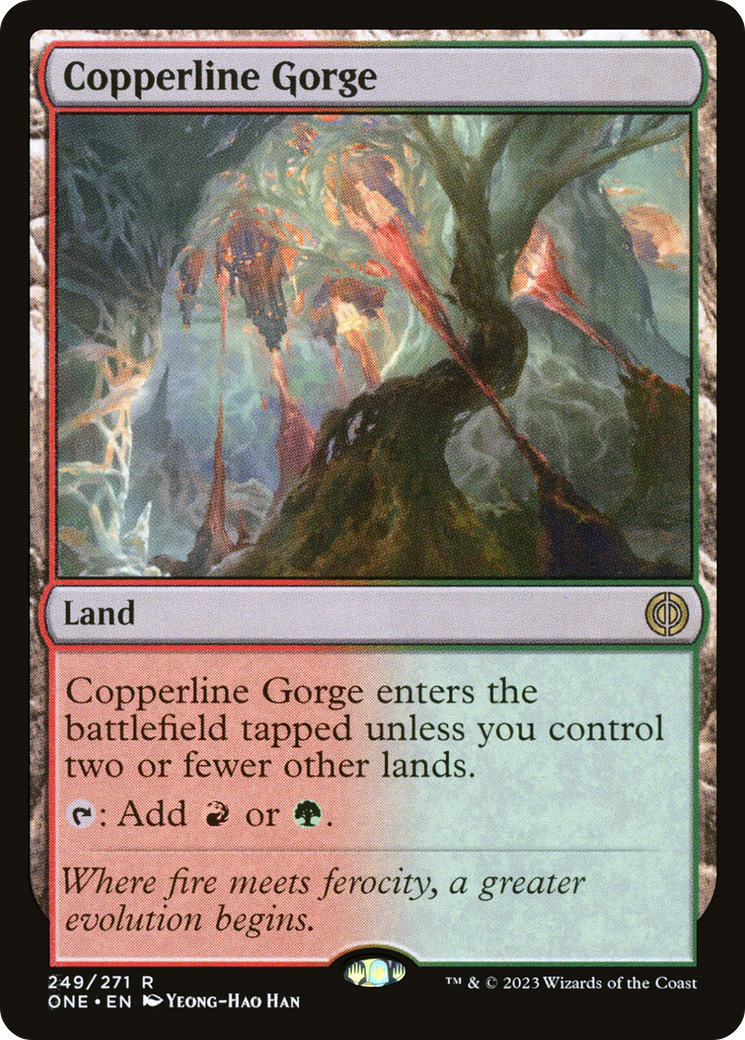 Copperline Gorge [Phyrexia: All Will Be One] | GrognardGamesBatavia