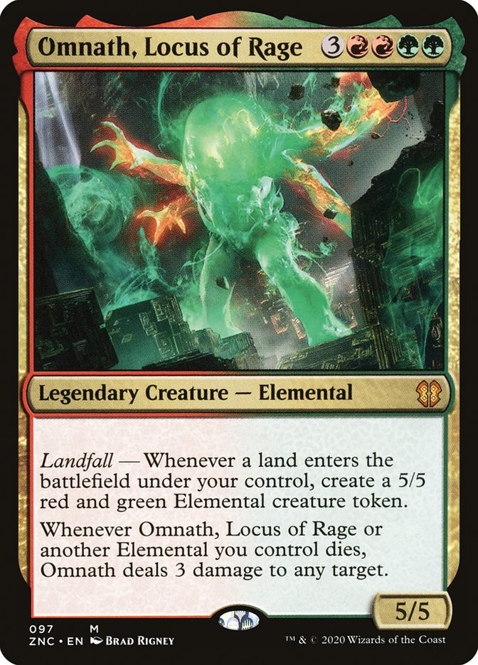 Omnath, Locus of Rage [Zendikar Rising Commander] | GrognardGamesBatavia
