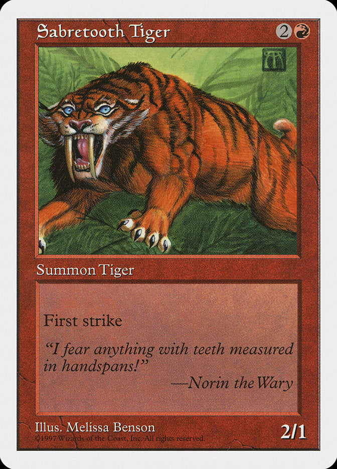 Sabretooth Tiger [Fifth Edition] | GrognardGamesBatavia