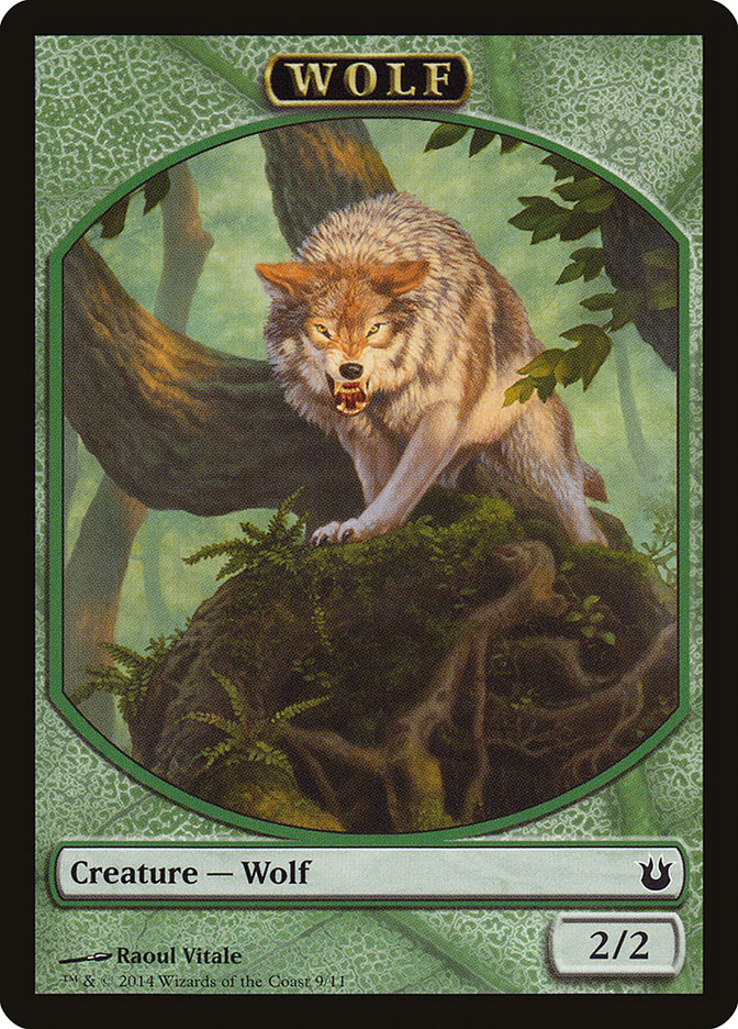 Wolf Token [Born of the Gods Tokens] | GrognardGamesBatavia