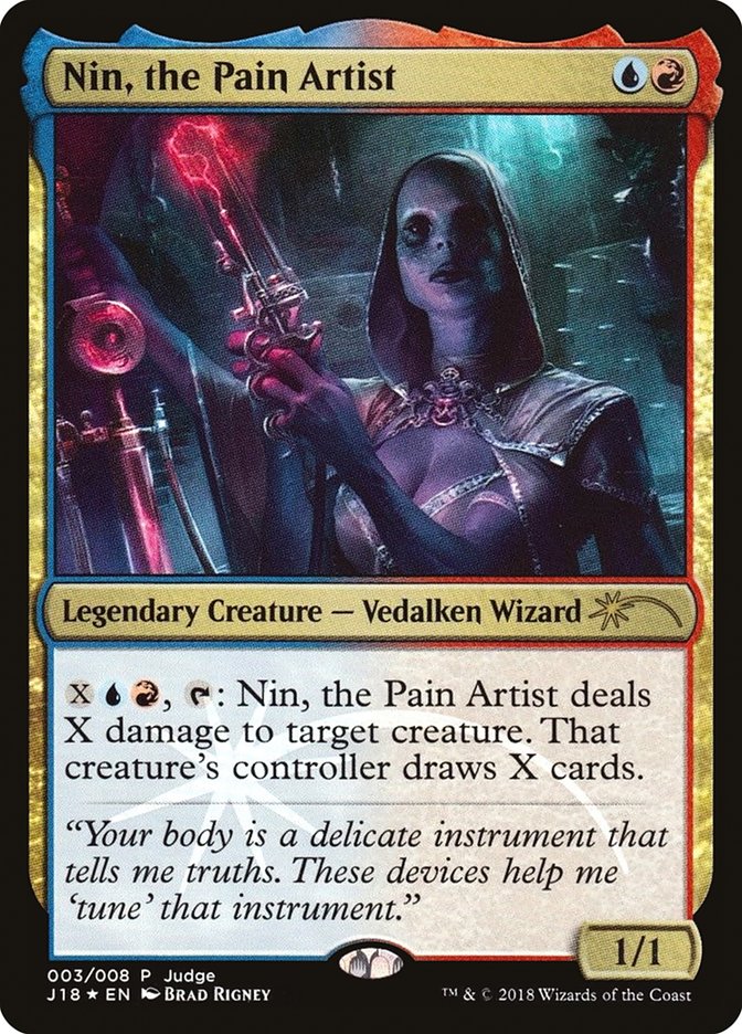 Nin, the Pain Artist [Judge Gift Cards 2018] | GrognardGamesBatavia