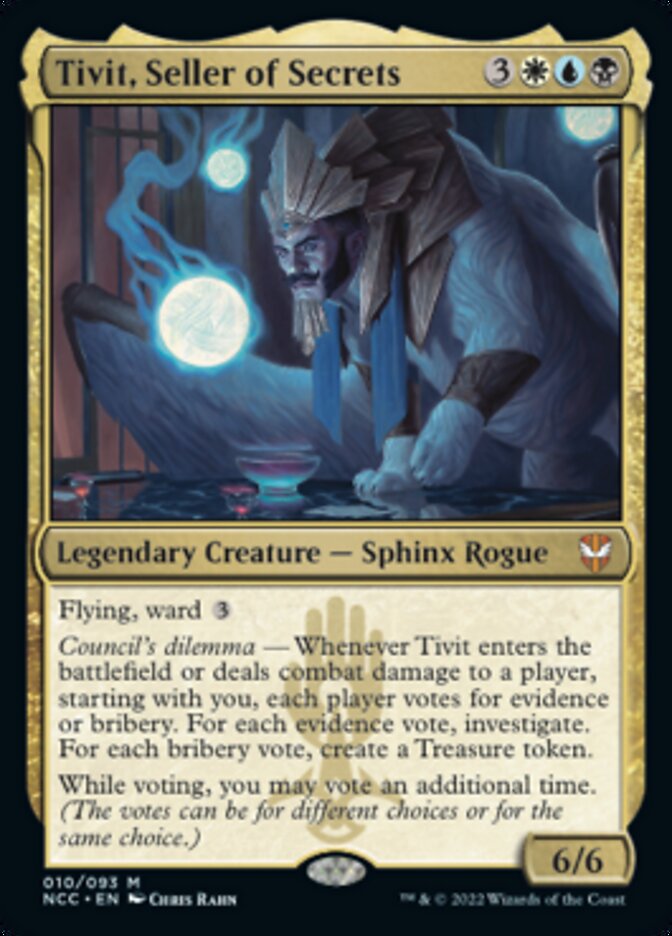 Tivit, Seller of Secrets [Streets of New Capenna Commander] | GrognardGamesBatavia