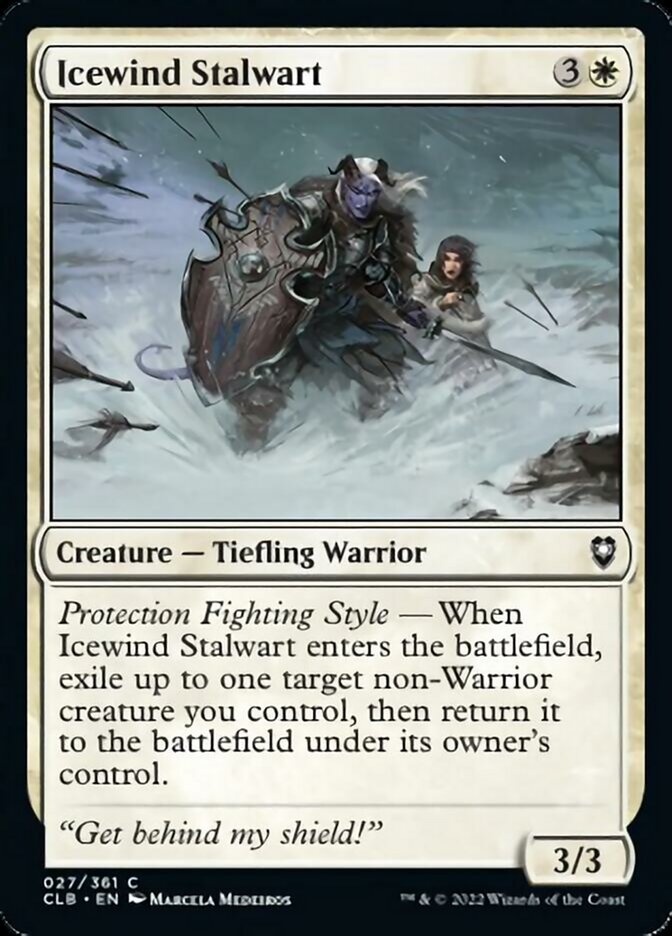 Icewind Stalwart [Commander Legends: Battle for Baldur's Gate] | GrognardGamesBatavia