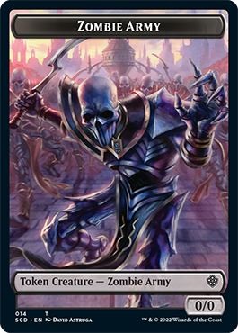 Zombie // Zombie Army Double-Sided Token [Starter Commander Decks] | GrognardGamesBatavia