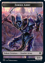 Zombie // Zombie Army Double-Sided Token [Starter Commander Decks] | GrognardGamesBatavia