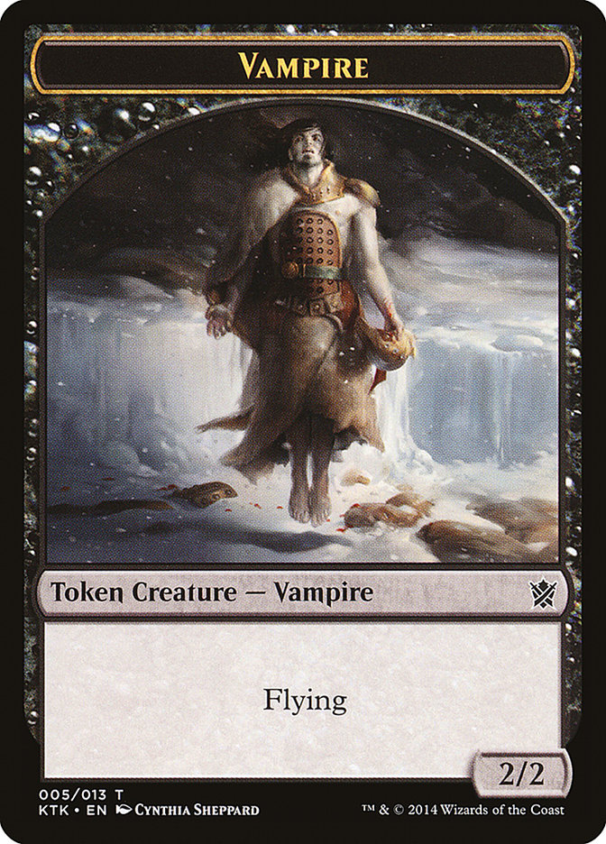 Vampire Token [Khans of Tarkir Tokens] | GrognardGamesBatavia