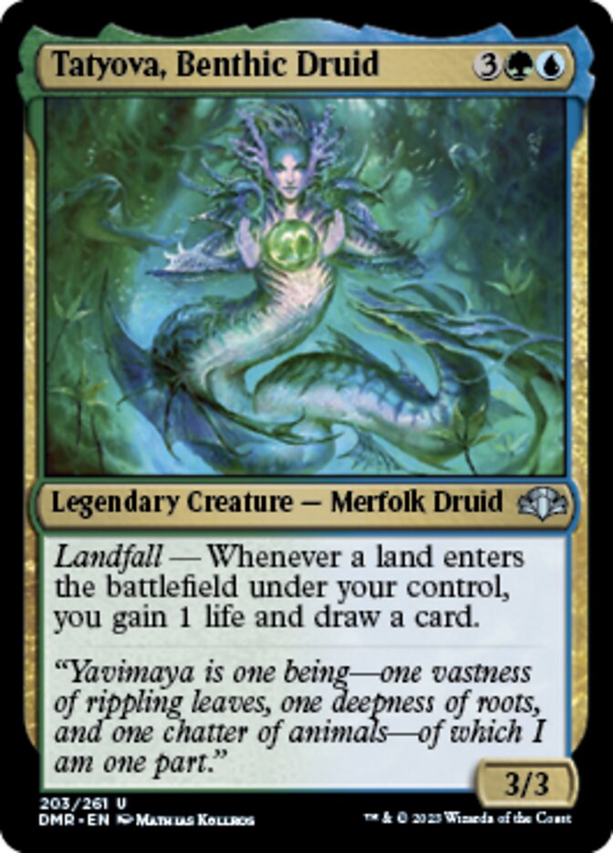 Tatyova, Benthic Druid [Dominaria Remastered] | GrognardGamesBatavia