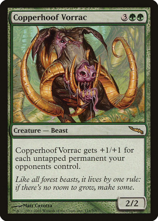 Copperhoof Vorrac [Mirrodin] | GrognardGamesBatavia