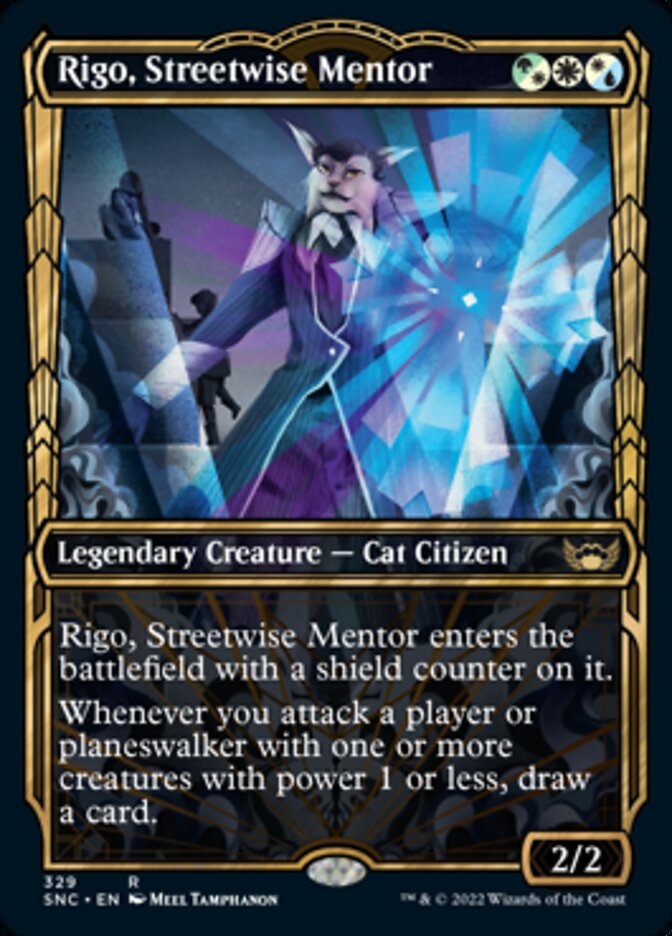 Rigo, Streetwise Mentor (Showcase Golden Age) [Streets of New Capenna] | GrognardGamesBatavia