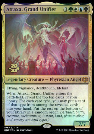 Atraxa, Grand Unifier [Phyrexia: All Will Be One Prerelease Promos] | GrognardGamesBatavia