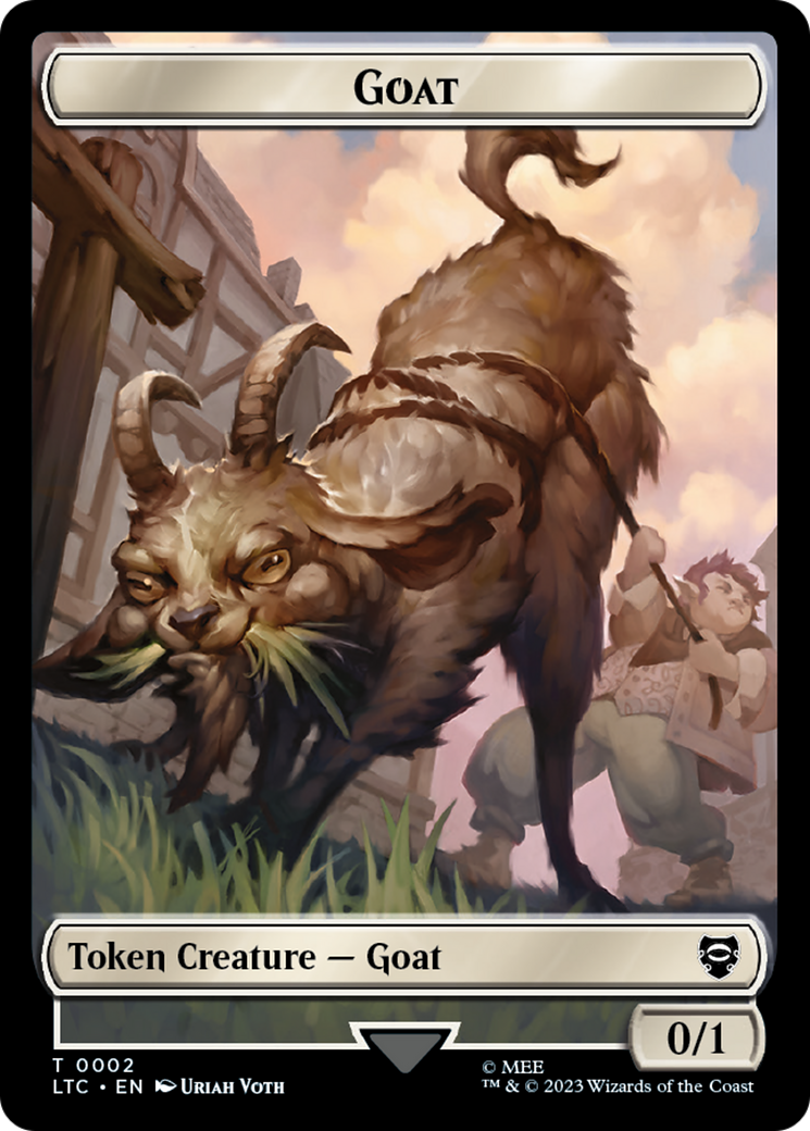 Bird // Goat Token [The Lord of the Rings: Tales of Middle-Earth Commander Tokens] | GrognardGamesBatavia