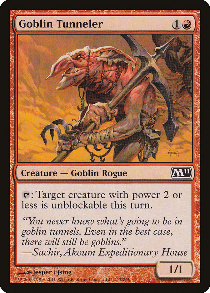 Goblin Tunneler [Magic 2011] | GrognardGamesBatavia