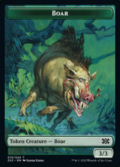 Boar // Treasure Double-Sided Token [Double Masters 2022 Tokens] | GrognardGamesBatavia