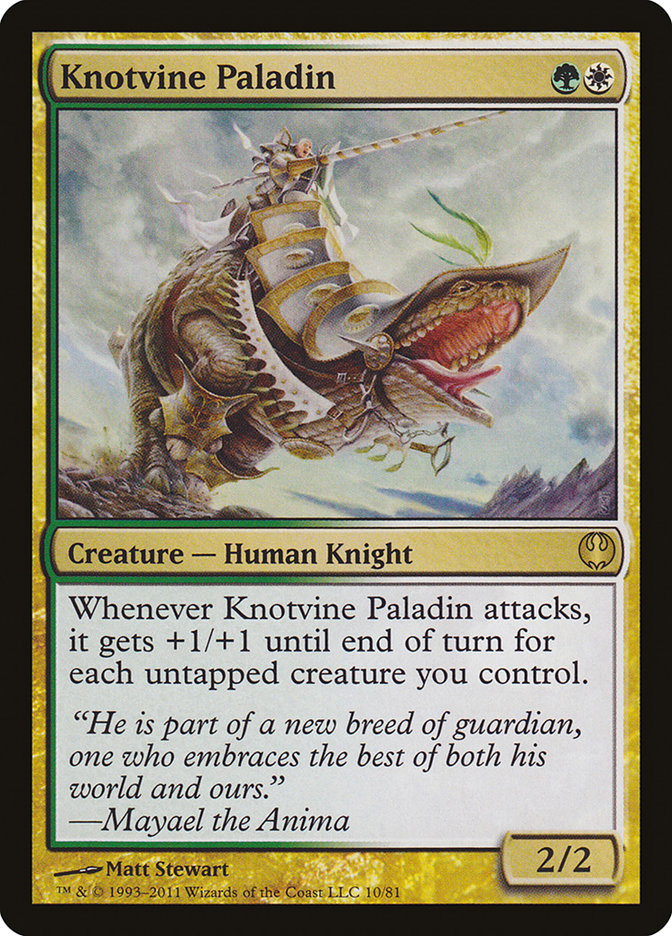 Knotvine Paladin [Duel Decks: Knights vs. Dragons] | GrognardGamesBatavia