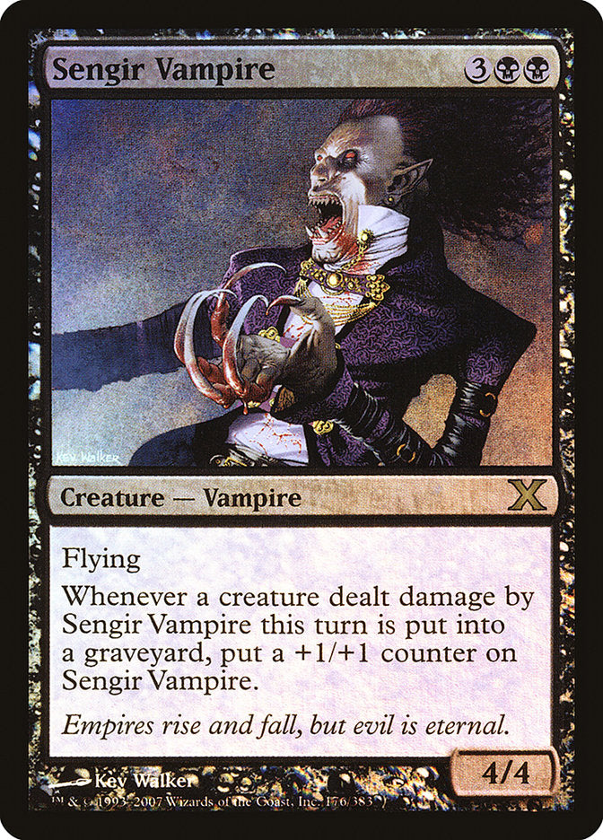 Sengir Vampire (Premium Foil) [Tenth Edition] | GrognardGamesBatavia