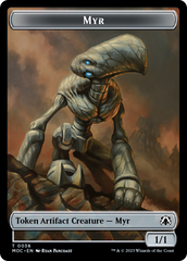 Phyrexian Germ // Myr Double-Sided Token [March of the Machine Commander Tokens] | GrognardGamesBatavia