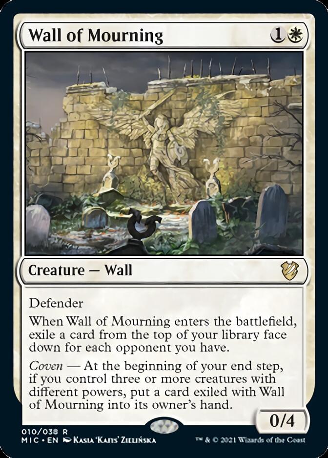 Wall of Mourning [Innistrad: Midnight Hunt Commander] | GrognardGamesBatavia