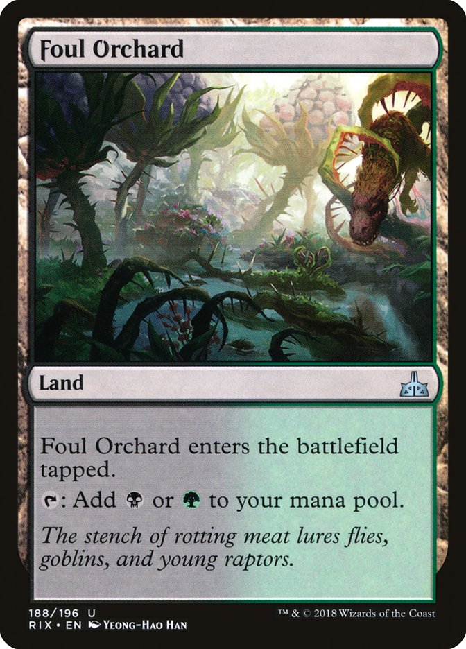 Foul Orchard [Rivals of Ixalan] | GrognardGamesBatavia