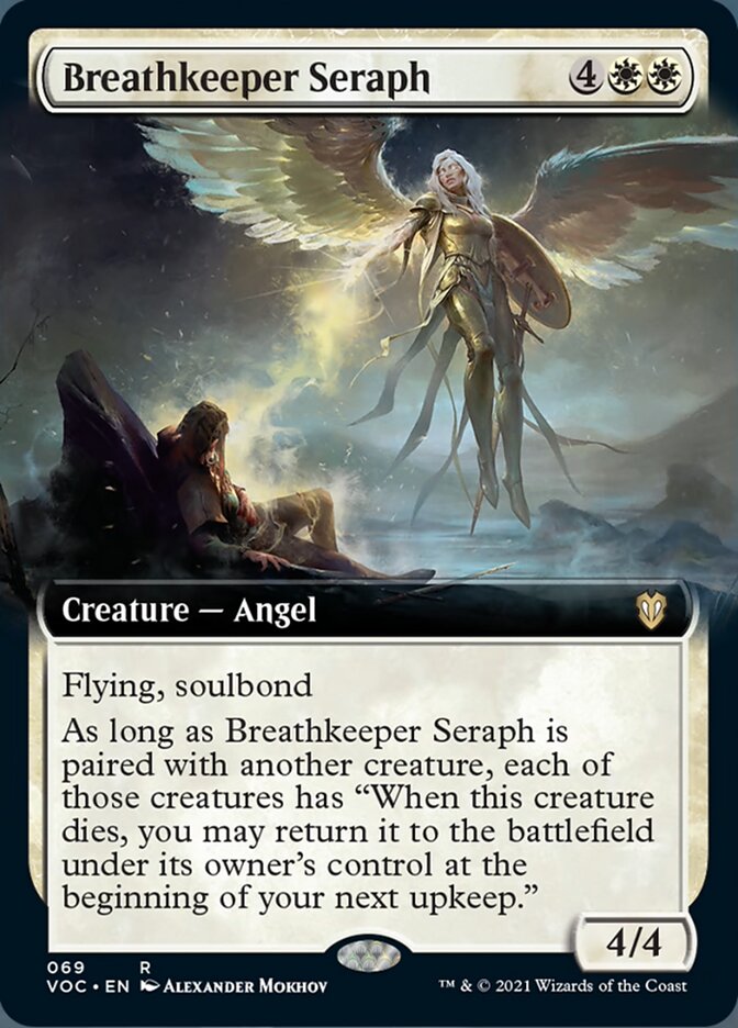 Breathkeeper Seraph (Extended Art) [Innistrad: Crimson Vow Commander] | GrognardGamesBatavia