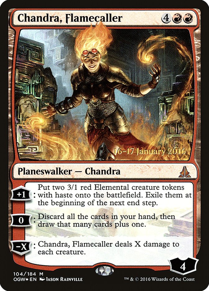 Chandra, Flamecaller [Oath of the Gatewatch Prerelease Promos] | GrognardGamesBatavia