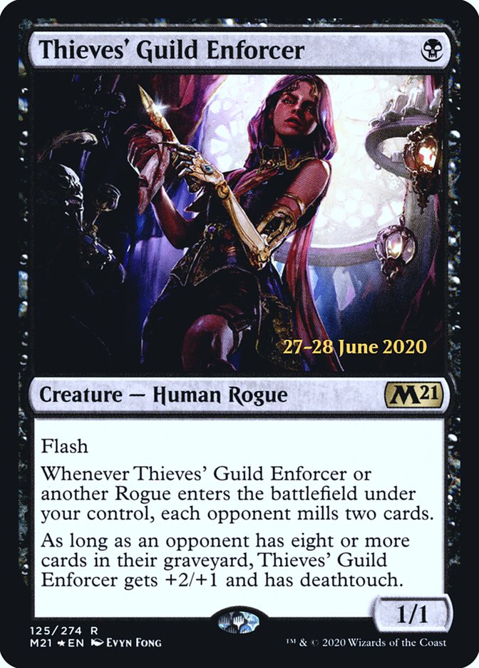 Thieves' Guild Enforcer [Core Set 2021 Prerelease Promos] | GrognardGamesBatavia