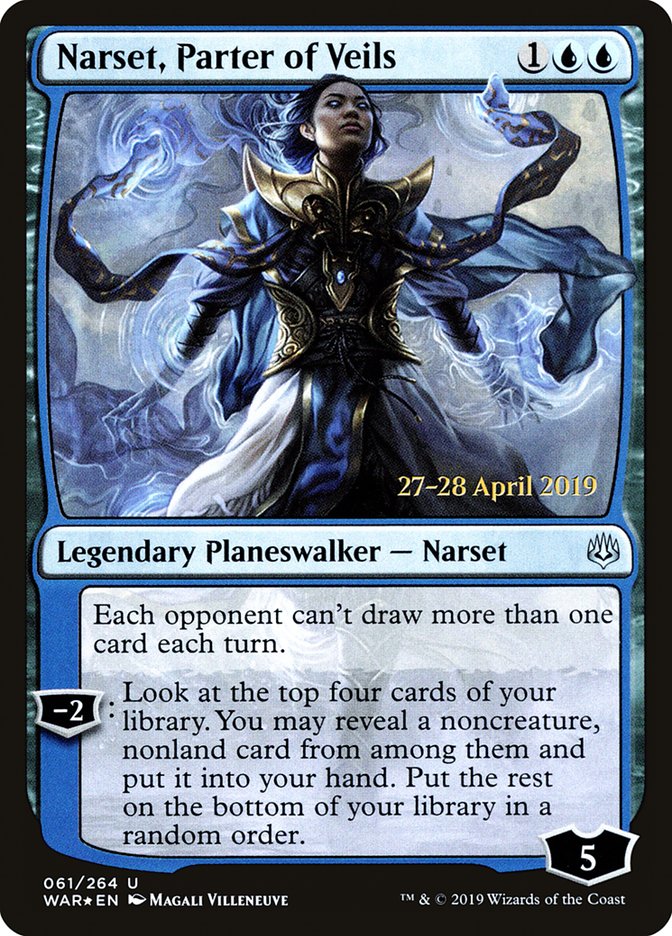 Narset, Parter of Veils [War of the Spark Prerelease Promos] | GrognardGamesBatavia