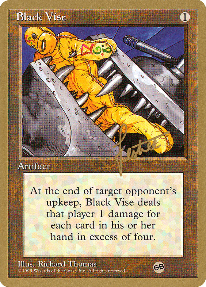 Black Vise (Bertrand Lestree) (SB) [Pro Tour Collector Set] | GrognardGamesBatavia