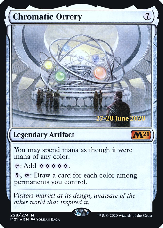 Chromatic Orrery [Core Set 2021 Prerelease Promos] | GrognardGamesBatavia