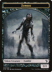 Manifest // Zombie Double-Sided Token [Commander 2018 Tokens] | GrognardGamesBatavia