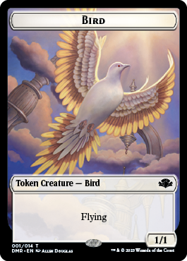 Bird Token [Dominaria Remastered Tokens] | GrognardGamesBatavia