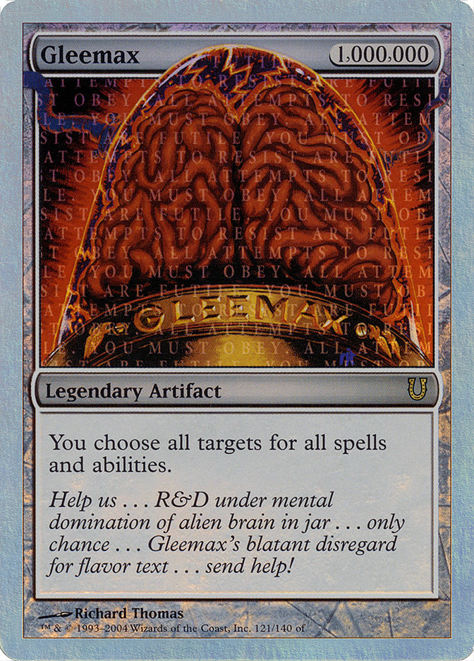 Gleemax (Alternate Foil) [Unhinged] | GrognardGamesBatavia