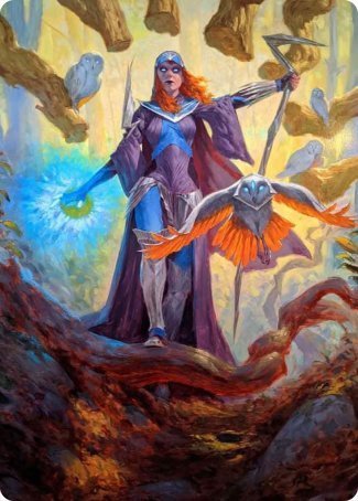 Kasmina, Enigma Sage Art Card [Strixhaven: School of Mages Art Series] | GrognardGamesBatavia