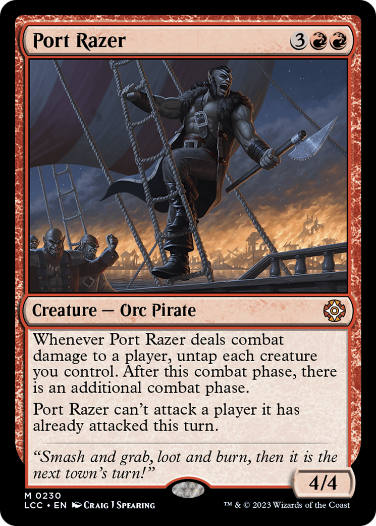 Port Razer [The Lost Caverns of Ixalan Commander] | GrognardGamesBatavia