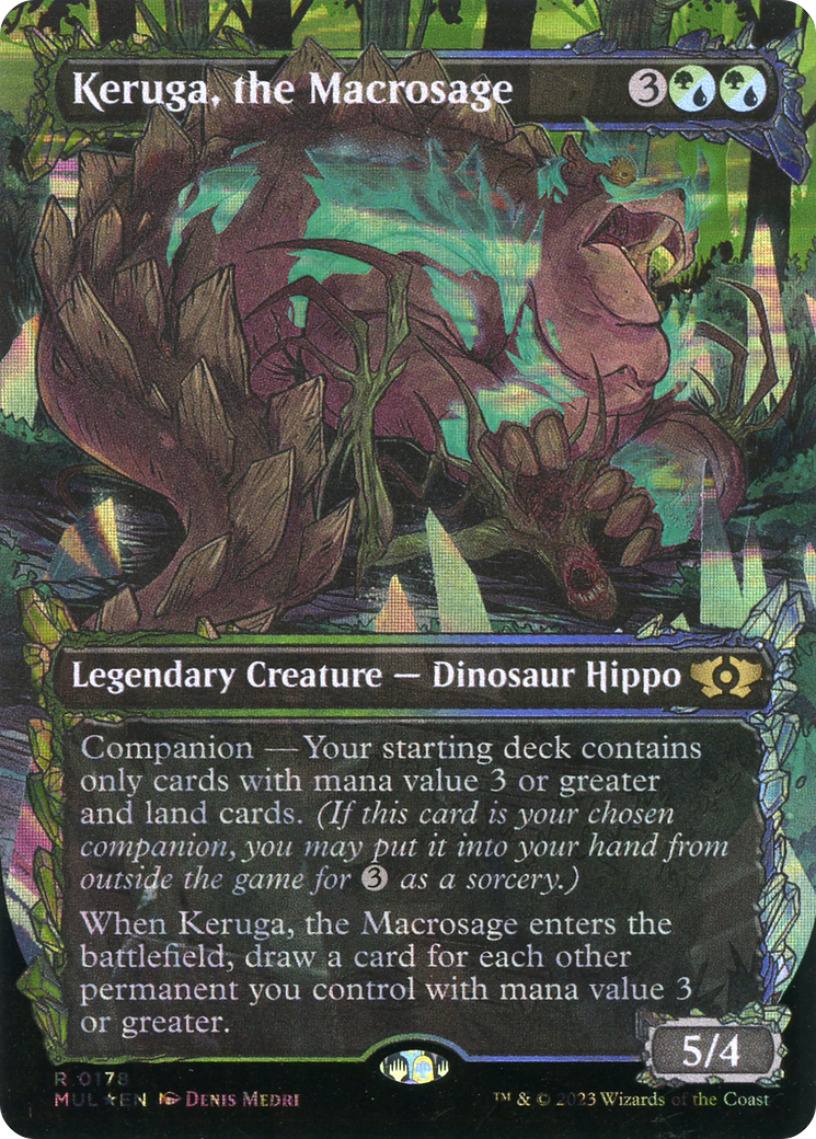 Keruga, the Macrosage (Halo Foil) [Multiverse Legends] | GrognardGamesBatavia