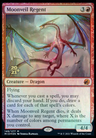 Moonveil Regent [Innistrad: Midnight Hunt Prerelease Promos] | GrognardGamesBatavia