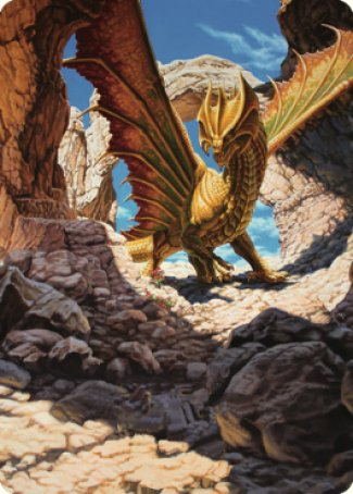 Ancient Brass Dragon Art Card (02) [Commander Legends: Battle for Baldur's Gate Art Series] | GrognardGamesBatavia