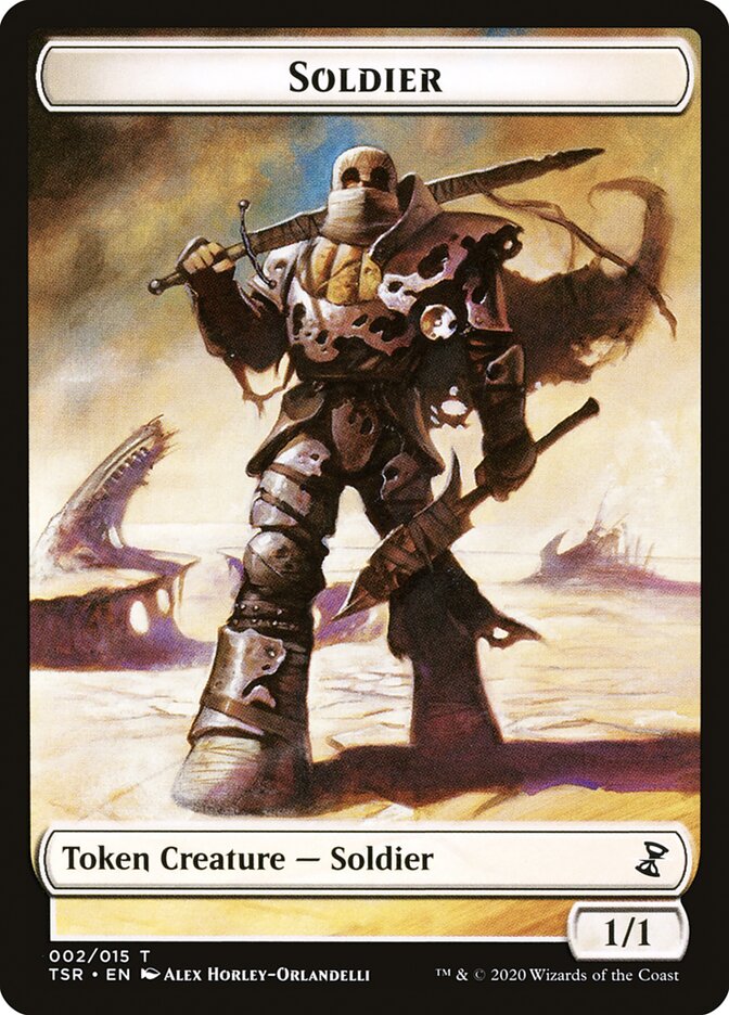 Soldier Token [Time Spiral Remastered Tokens] | GrognardGamesBatavia