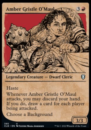 Amber Gristle O'Maul (Showcase) [Commander Legends: Battle for Baldur's Gate] | GrognardGamesBatavia