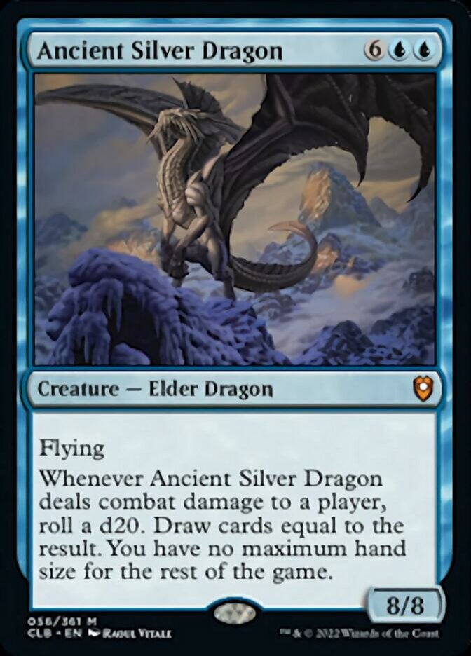 Ancient Silver Dragon [Commander Legends: Battle for Baldur's Gate] | GrognardGamesBatavia