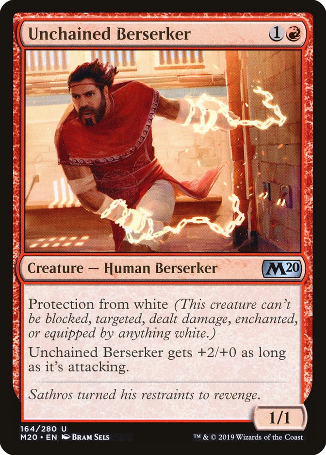 Unchained Berserker [Core Set 2020] | GrognardGamesBatavia