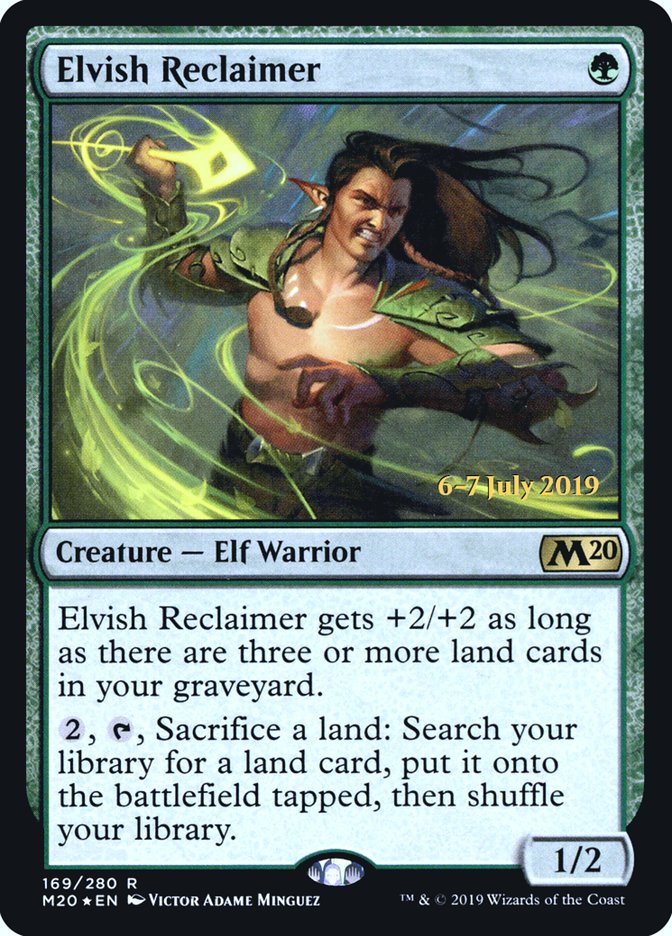 Elvish Reclaimer [Core Set 2020 Prerelease Promos] | GrognardGamesBatavia