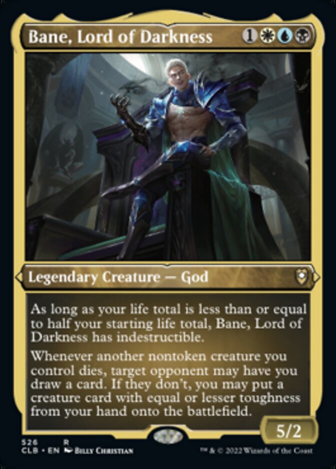 Bane, Lord of Darkness (Foil Etched) [Commander Legends: Battle for Baldur's Gate] | GrognardGamesBatavia