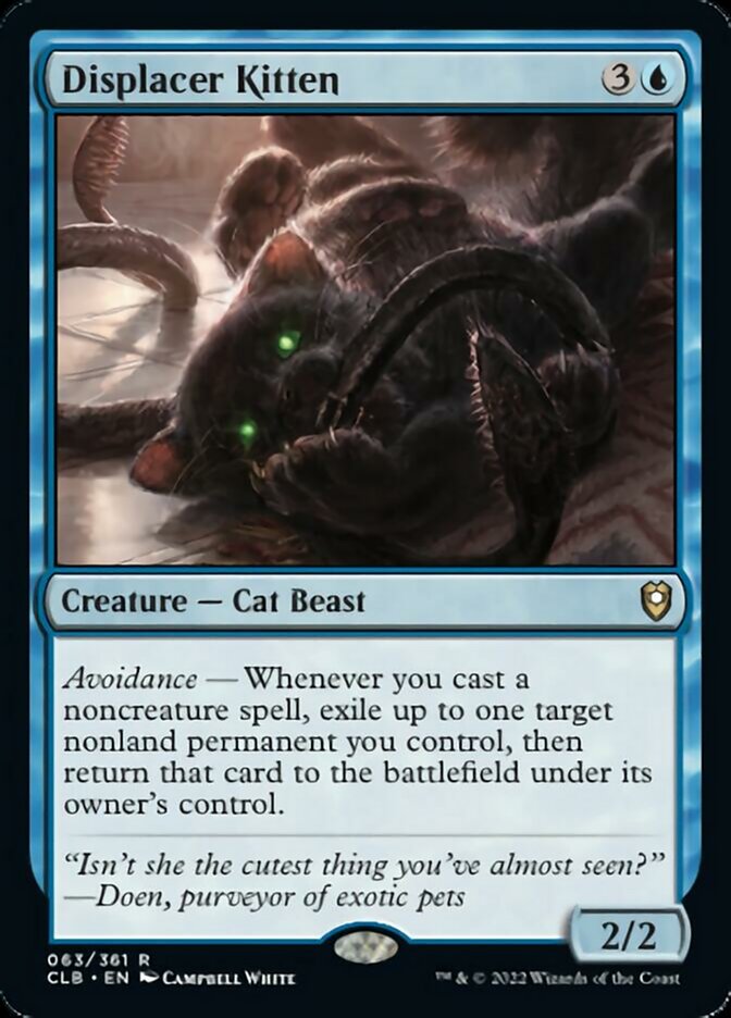 Displacer Kitten [Commander Legends: Battle for Baldur's Gate] | GrognardGamesBatavia