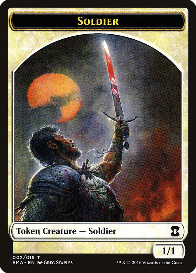 Soldier Token [Eternal Masters Tokens] | GrognardGamesBatavia